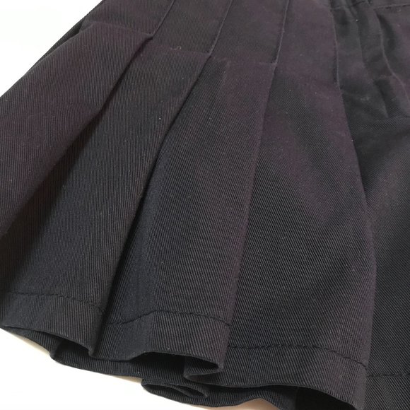 Blue Pleated Mini Skirt - Picture 4 of 4